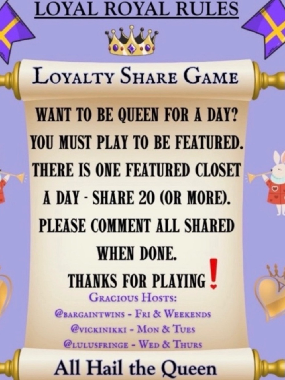 💜👑𝓘’𝓶 𝓽𝓱𝓮 𝓠𝓾𝓮𝓮𝓷 Thursday 4/23💜👑 - Picture 3 of 3
